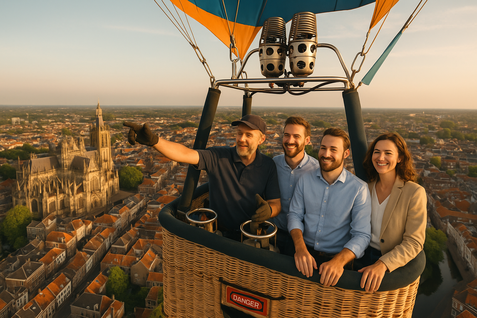 Ballonvaart boven Den Bosch