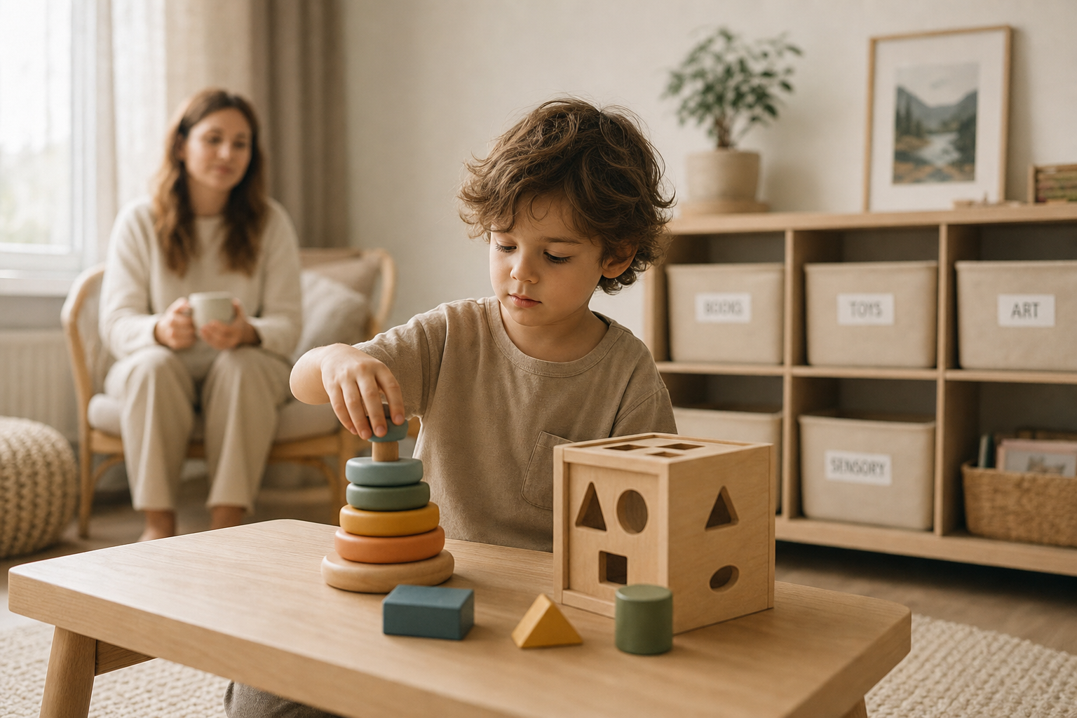 Montessori speelgoed voor kinderen met prikkelgevoeligheid